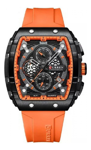 Reloj Curren Kred8213 Naranja Hombre