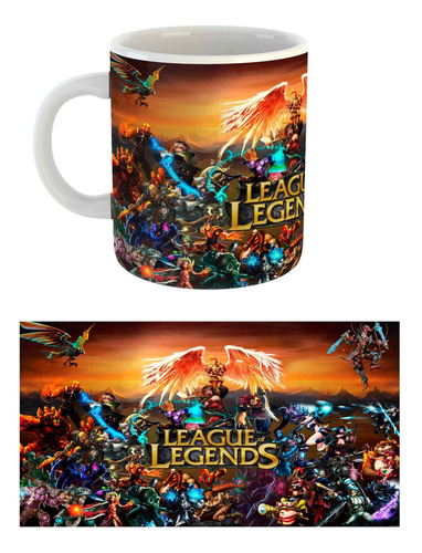 Taza League Of Legends Lol |de Hoy No Pasa| 2