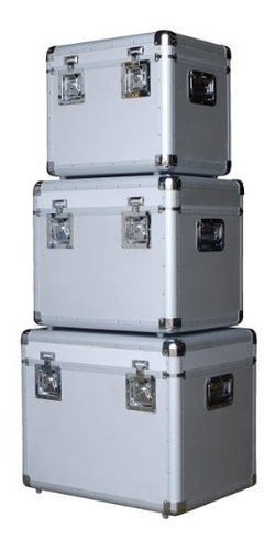 Cajas De Almacenamiento De Aluminio Vestil Case-a - Juego De