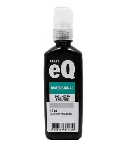 Dimensional Negro Brillante Eq 40 Cc