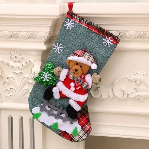 Calcetines Navideños De 31 Cm, 8 Piezas