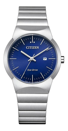 Reloj Citizen Axiom Ew2670-53l Original Para Dama E-watch Color De La Correa Plateado Color Del Bisel Plateado Color Del Fondo Azul