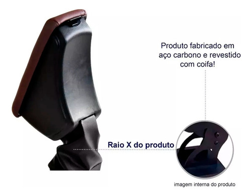 Enconsto Apoio Com Porta Objetos P/ Fiat Argo Cronos