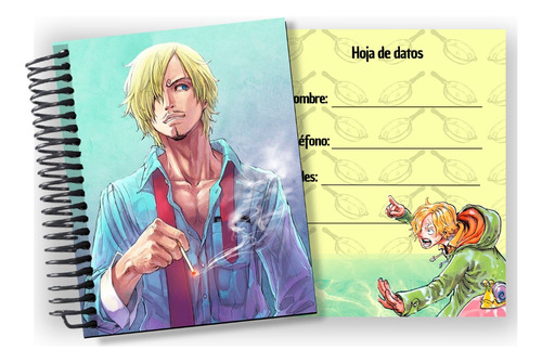 Cuaderno Frances Sanji/ One Piece