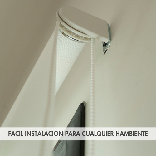 Cortina Roller Sun Screen 6% Translucida 90x180 Cm Standard Blanco
