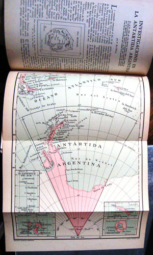 Cabo Hornos Hielo Continental Patagonico Mapa Antartida 1953