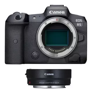 Câmera Canon Eos R5 Com Adaptador Canon Ef-eos R - Com Nf-e