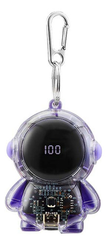 Mini Keychain Power Bank Digital Display Spaceman Power Pod