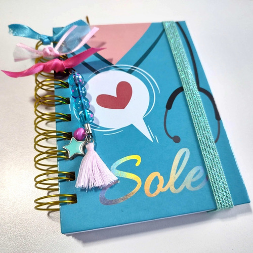 Doctora Corazon Libreta A6 Personalizada Personal Salud