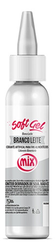 Corante Alimentício Soft Gel Branco Leite 60g - Mix