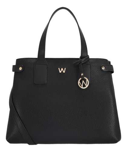 Bolsa Satchel Para Mujer Westies Negro Hbquinary22we