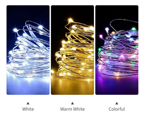 General Guirnalda De Luces Usb De 16 Pies Y 50 Led Para