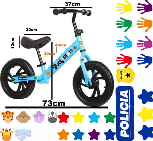 Bicicleta De Niños Sin Pedal Ya Armado Guapeton - Tuproducto