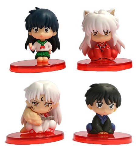 Inuyasha Set De Mini Figuras Colección Completa Importada