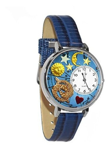 Piel Caprichosa Relojes Unisex U******* Piscis Azul Real Del