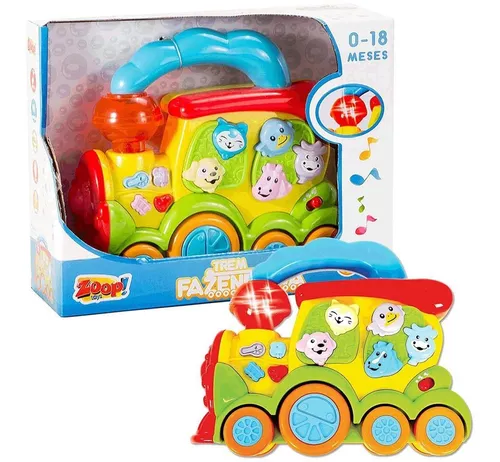 Brinquedo Trem Express 13 Peças - Zoop Toys - Shop Macrozao
