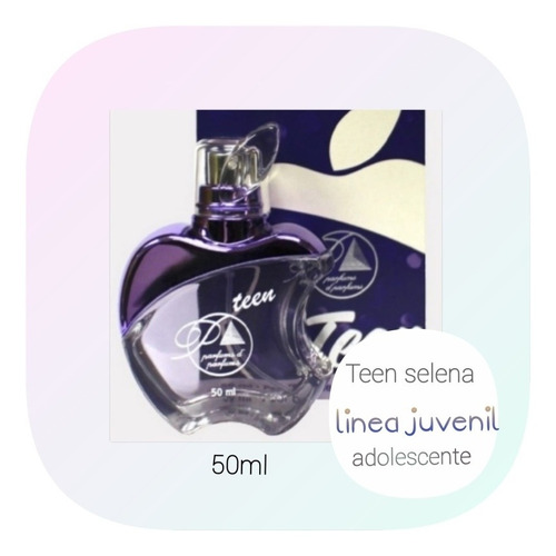 Teen Selena. Perfume Juvenil. Tamaño 50ml. Aroma Floral Frut