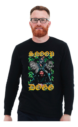 Polera Ml Snoop Dogg Weed Marihuana Abominatron