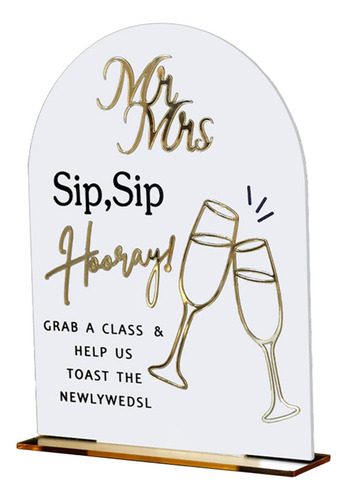 De Recuerdo De La Mesa De La Mesa De Boda Acrílico Estilo F