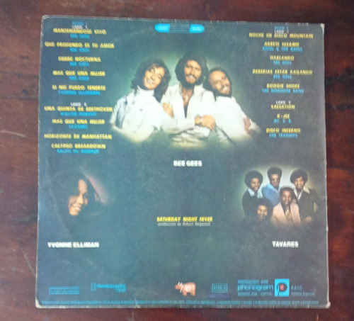 Antiguo Disco Vinilo Saturday Night Fever (Usado)