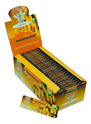 Papel Hornet 50 Libritos Banana / Lamanoworld