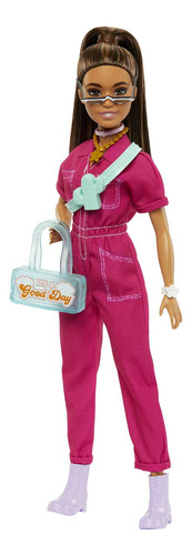 Barbie La Película Muñeca Traje De Moda Rosa Con Accesorios