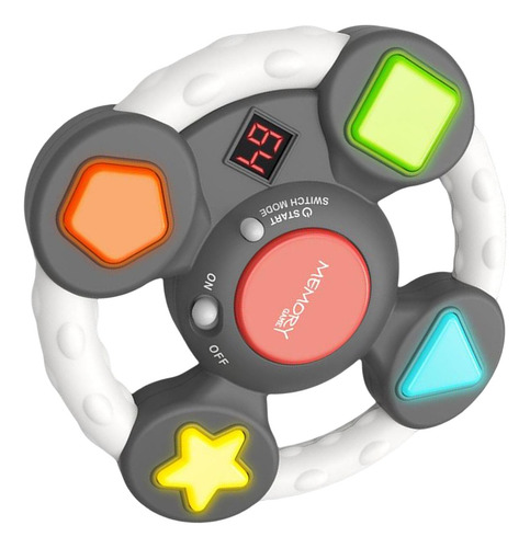 Volante Juego Electrónica Con Luz Y Sonido Aprendizaje