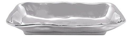 Bandeja Mariposa Shimmer Cracker Caddy, Plateada