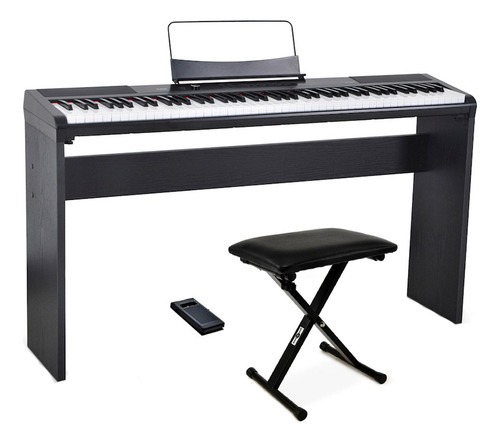 Piano Electrico Artesia 88 Teclas Sensitivo + Mueble