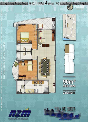Apartamento Com 3 Dormitórios À Venda, 116 M² Por R$ 754.000,00 - Canto Do Forte - Praia Grande/sp - Ap2013