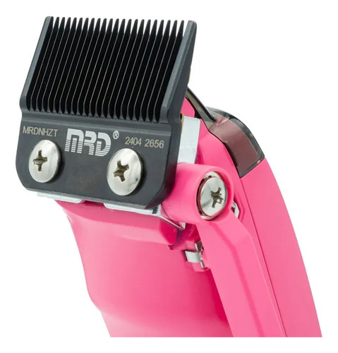 Set Clipper + Trimmer Mrdpro Barber Smartbrain Rosa 3c