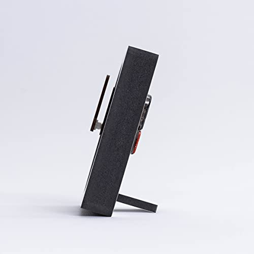 Reloj De Madera Silencioso Analógico Para Escritorio, Modern
