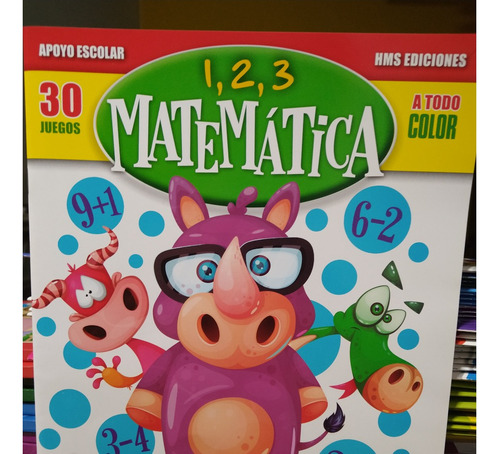  Libros Didácticos Y De Actividades 1,2,3 Matemática