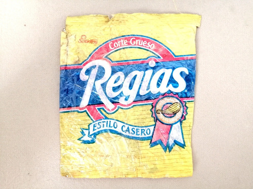 Envoltura Antigua De Papas Regias De Sabritas 80s (Usado)