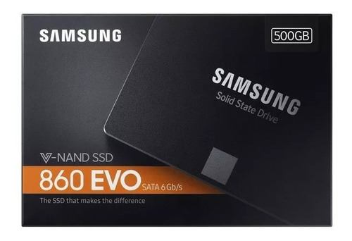 Disco Ssd Samsung 860 Evo 500gb Sata 3 - Notebook