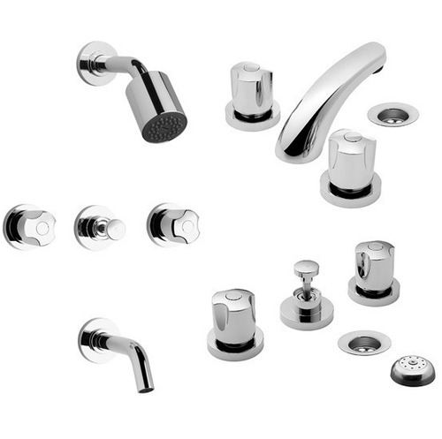 Imagen 3 de 9 de Juego Baño Sanitarios Roca Vanitory 80cm Griferia Fv Envio