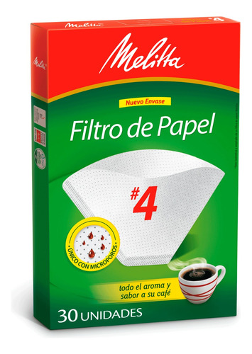 Filtros De Cafe Papel Melitta N°4 Envio Gratis