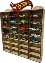 Comprar 2 Exhibidores Organizador Carritos Hot Wheels 32 Espacio 2pz
