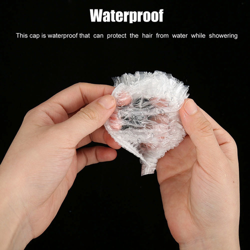 Gorro Ducha Impermeable Transparente Desechable 100 Piezas