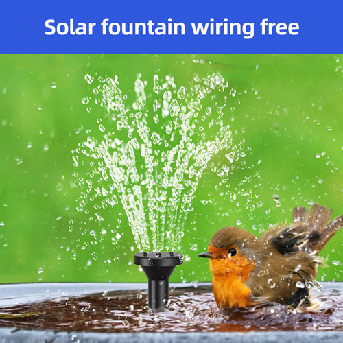 Fuente, Estanque, Piscina Solar, Piscina, Pájaro, 5 W, Para