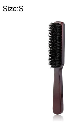 Escova De Barba Masculina Com Alça De Madeira E Cerdas De Ja
