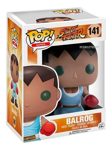 Funko Pop Street Fighter Balrog 141 Original Scarlet Kids