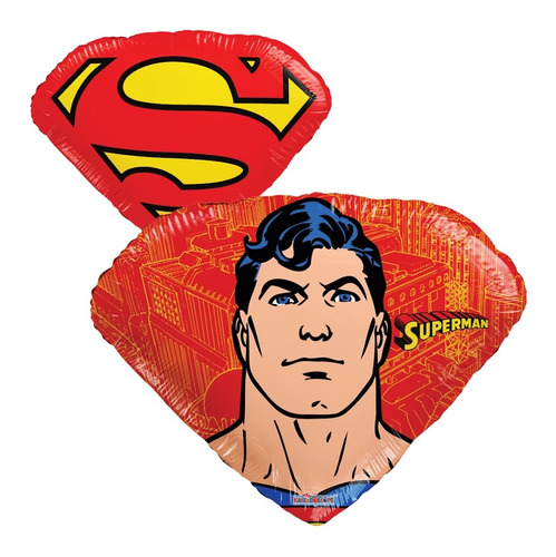 2 Globos Superman (calidad Helio) - Envío Express Incluido
