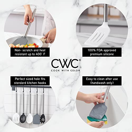 Utensilios De Cocina De Silicona Cook With Color, Set De Ute