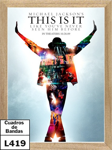 Michael Jackson's , Cuadro, Poster, Afiche         L419