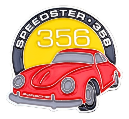 Porsche, Emblema Badge Porsche Speedster 356