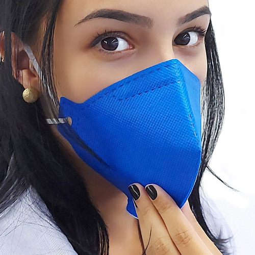 Imagem 7 de 8 de Kit 5 Máscaras Proteção Respiratória N95 Pff2 Sem Válvula