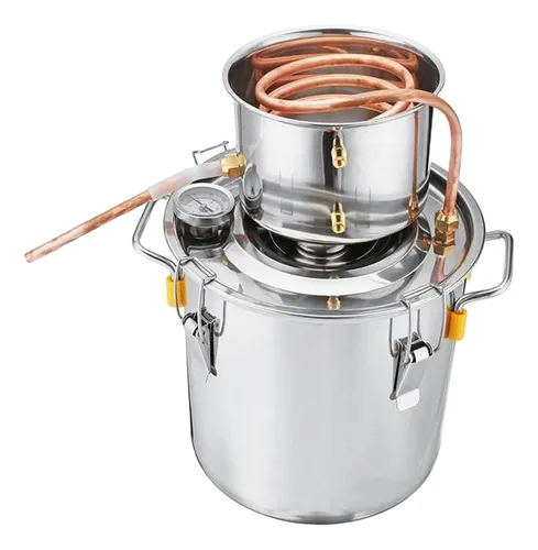 Destilador De Alcohol Y Aceite De Acero De 5/8/10l De 10l