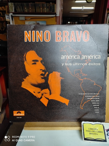 Nino Bravo - América América - Lp -  Acetato - Polydor 