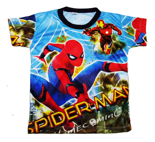 Camisetas Niño Super Heroes Manga Corta